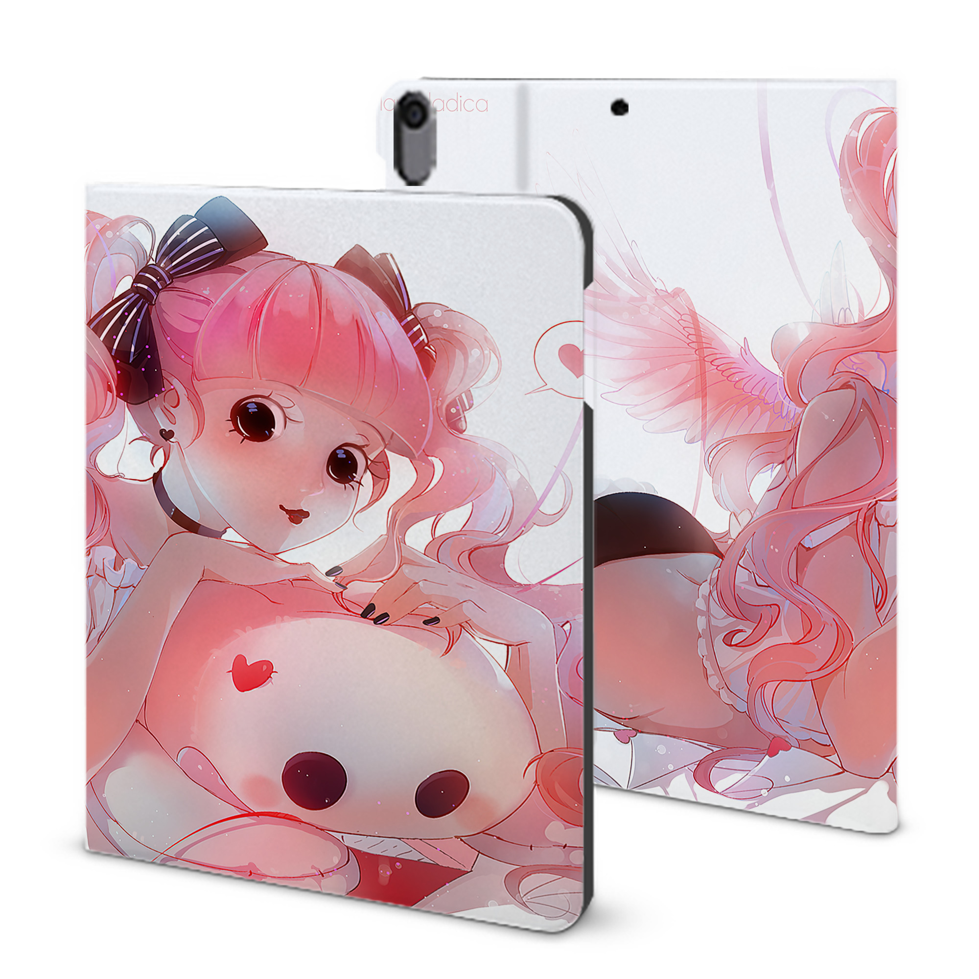 （画像用） ワンピース ONE PIECE IPad ケース ブック型 PUレザー TPU 耐衝撃 軽量 薄型 ペン収納なし 全面保護 IPad 各モデル対応